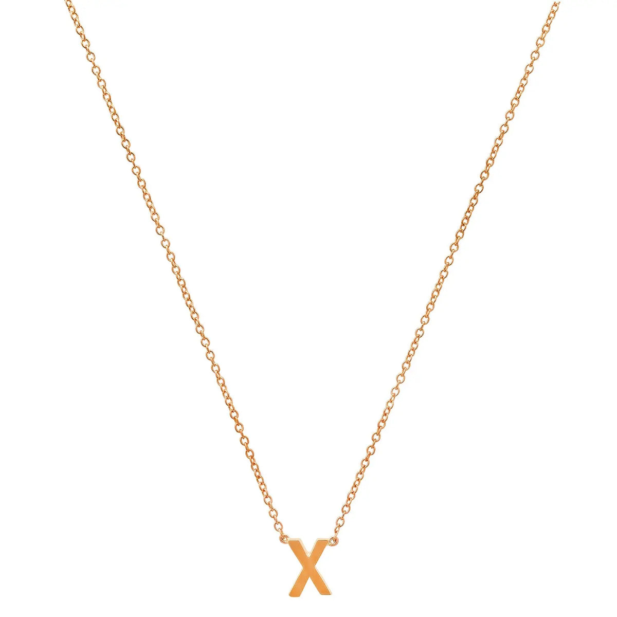 Precious Gold Initial Necklace Paul Jewelry Inc