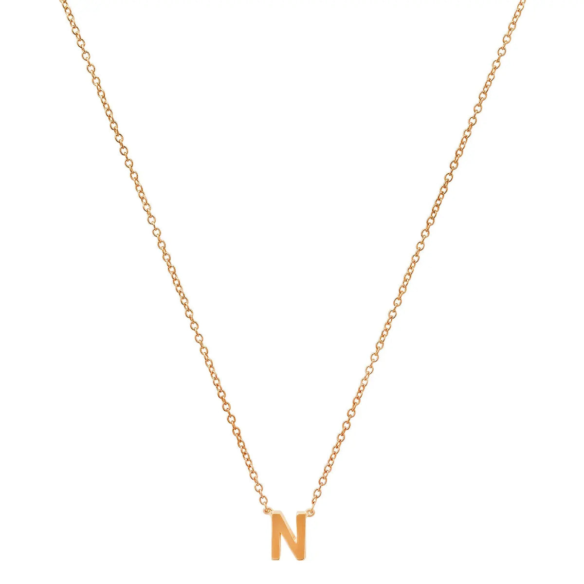 Precious Gold Initial Necklace Paul Jewelry Inc