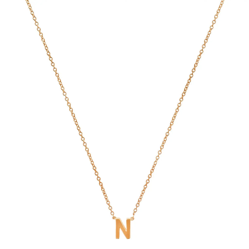 Precious Gold Initial Necklace Paul Jewelry Inc