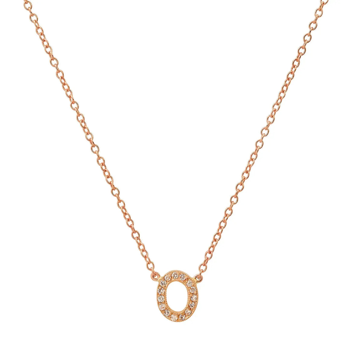 Dainty Diamond Initial Necklace Paul Jewelry Inc