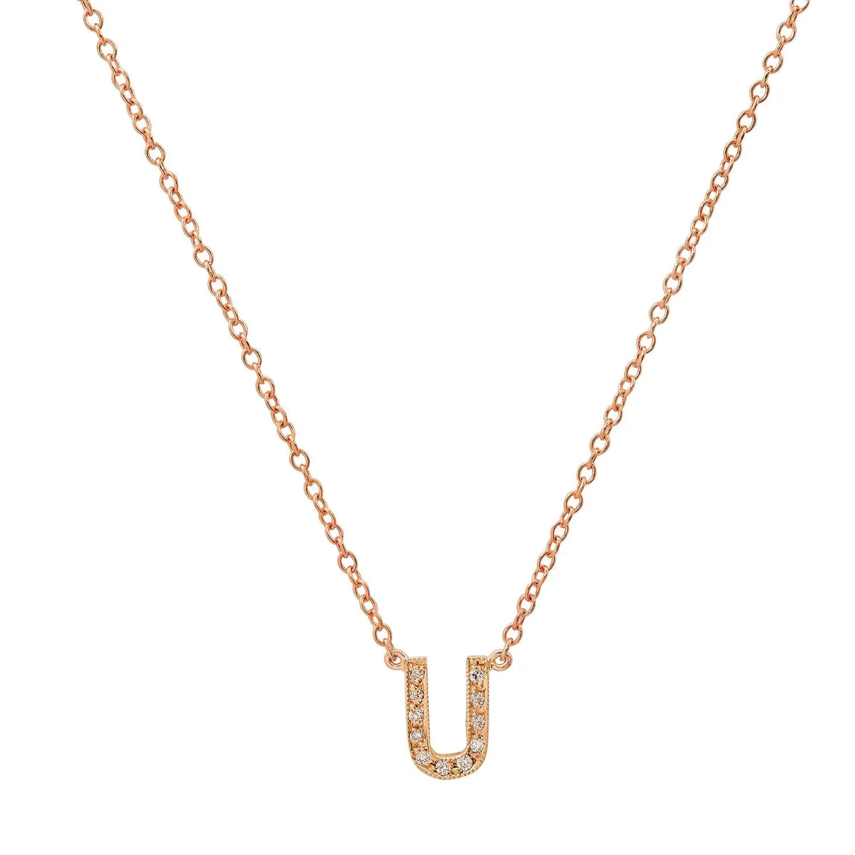 Dainty Diamond Initial Necklace Paul Jewelry Inc