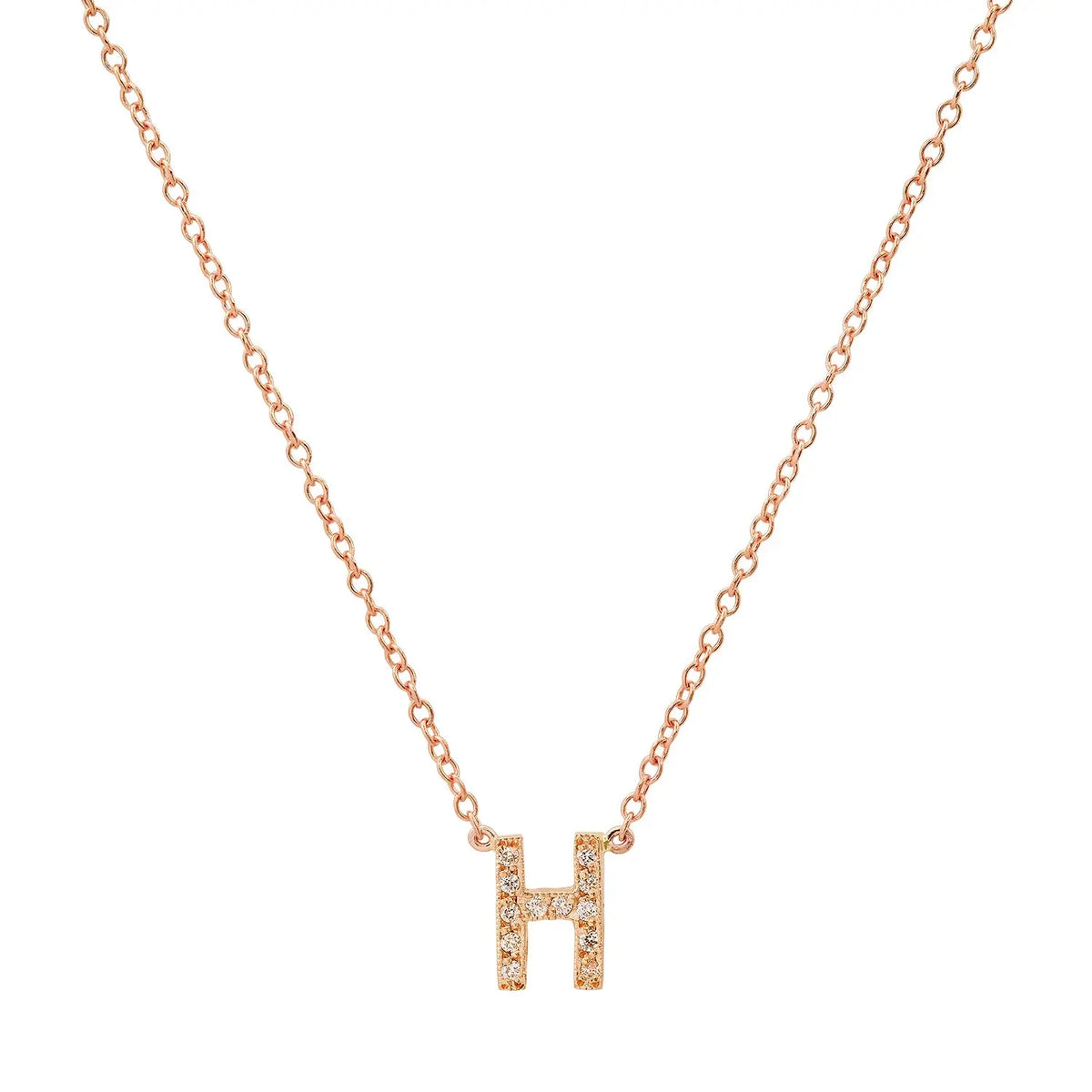 Dainty Diamond Initial Necklace Paul Jewelry Inc