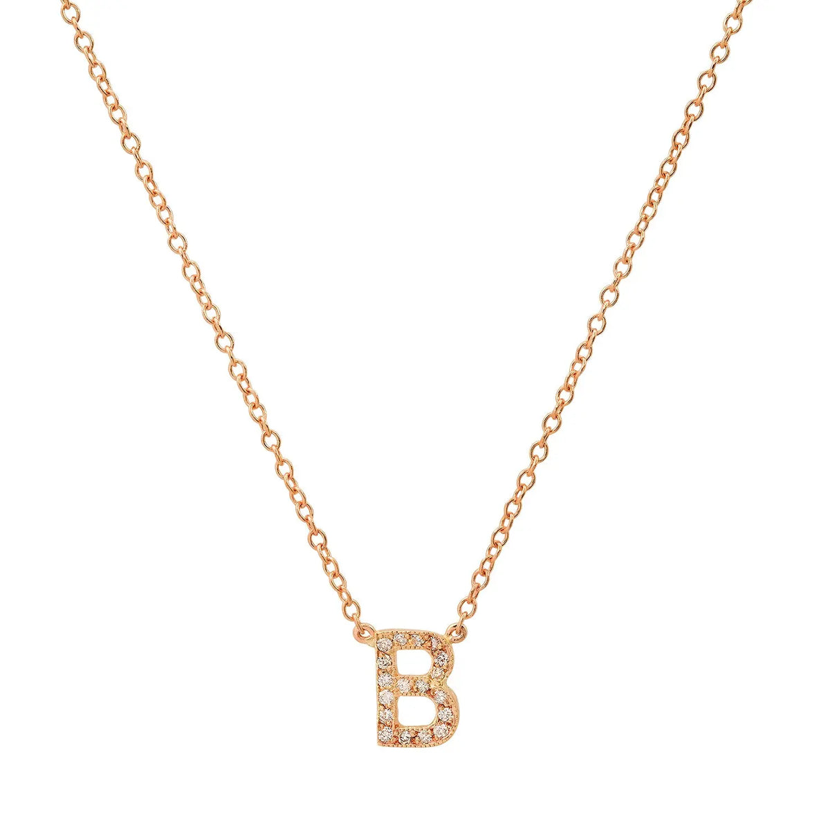 Dainty Diamond Initial Necklace Paul Jewelry Inc