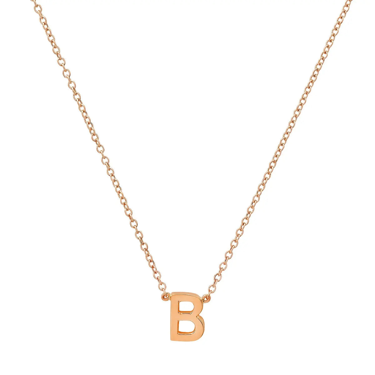 Precious Gold Initial Necklace Paul Jewelry Inc