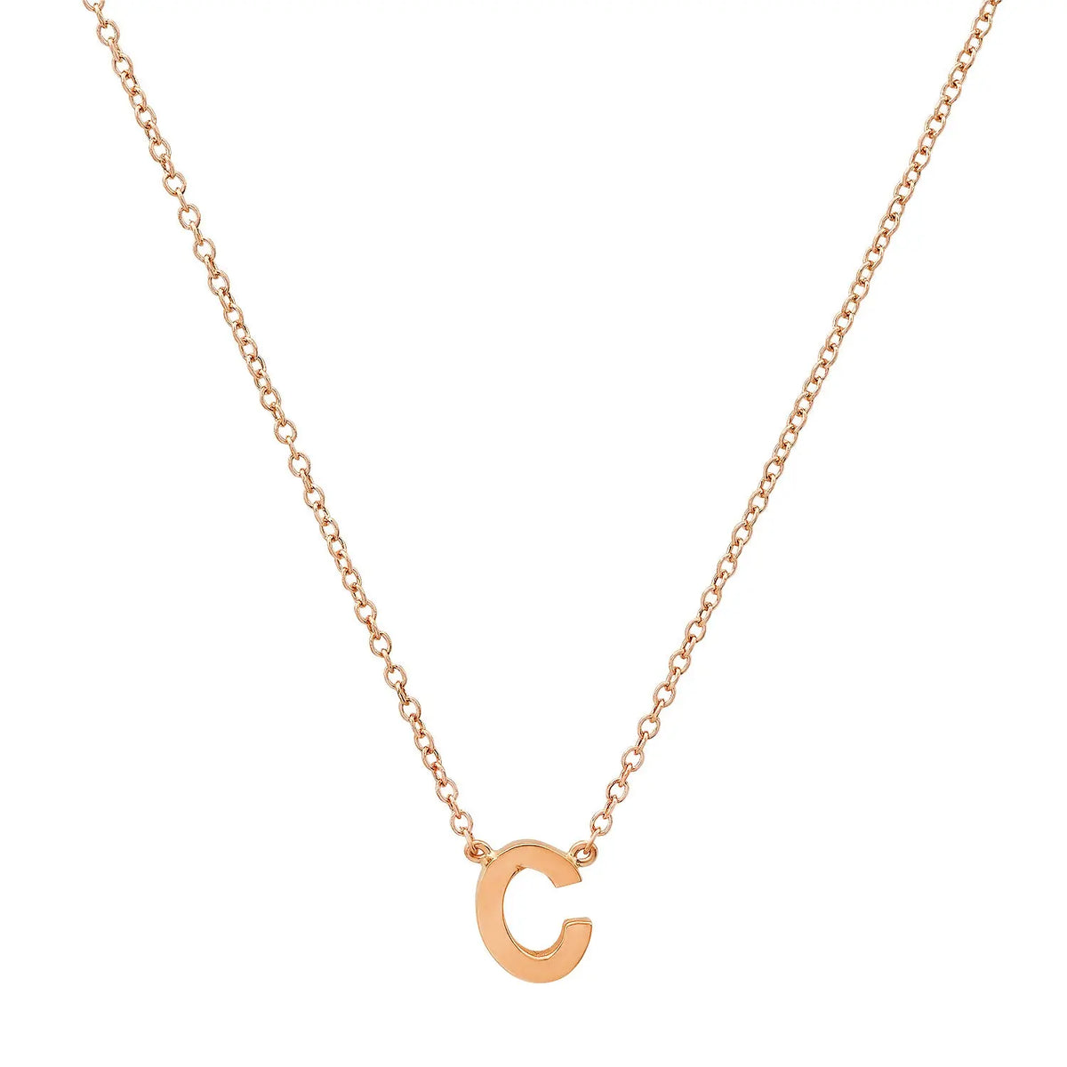 Precious Gold Initial Necklace Paul Jewelry Inc