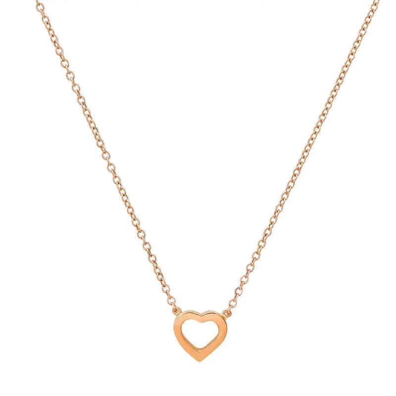 Precious Gold Heart Necklace Paul Jewelry Inc