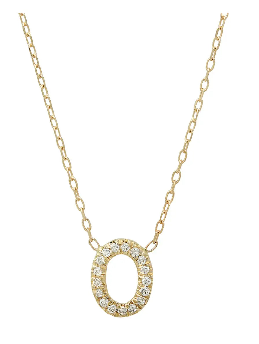 Oval Charm Diamond Necklace Paul Jewelry Inc