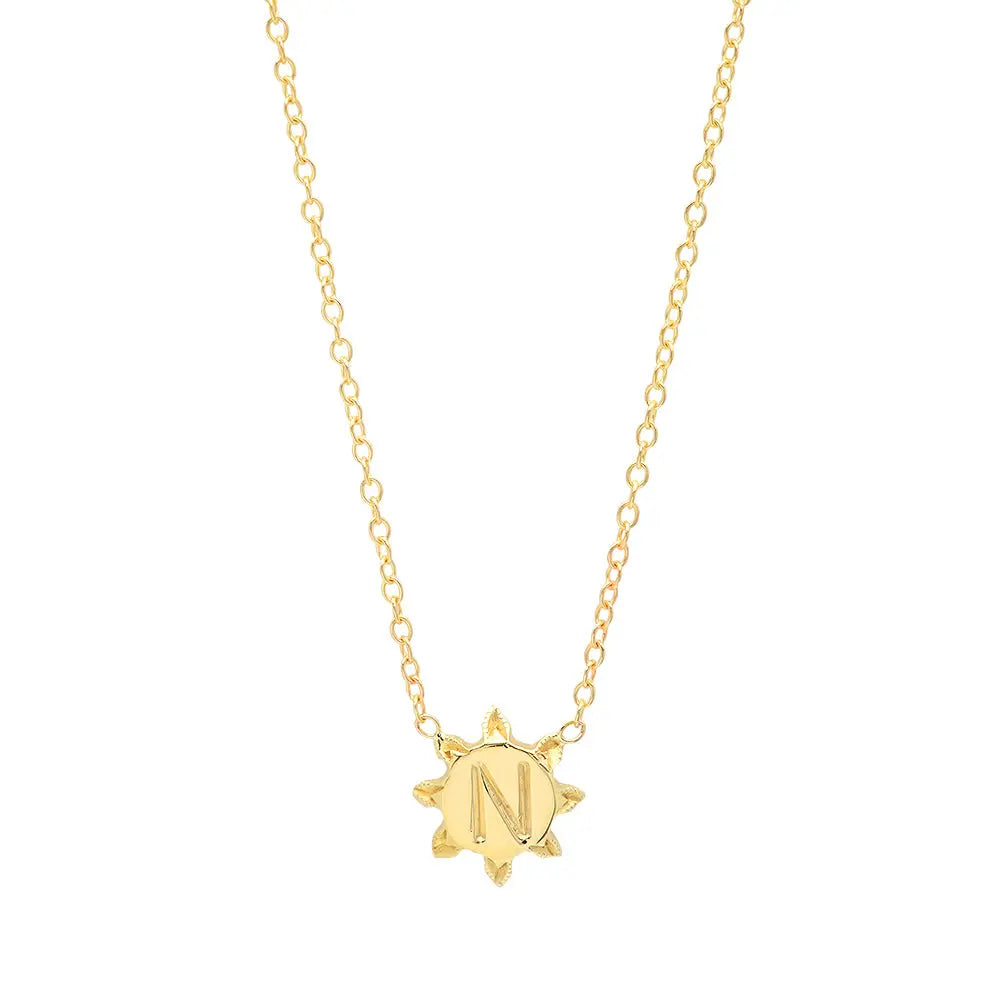 Sunshine Initial Necklace Paul Jewelry Inc