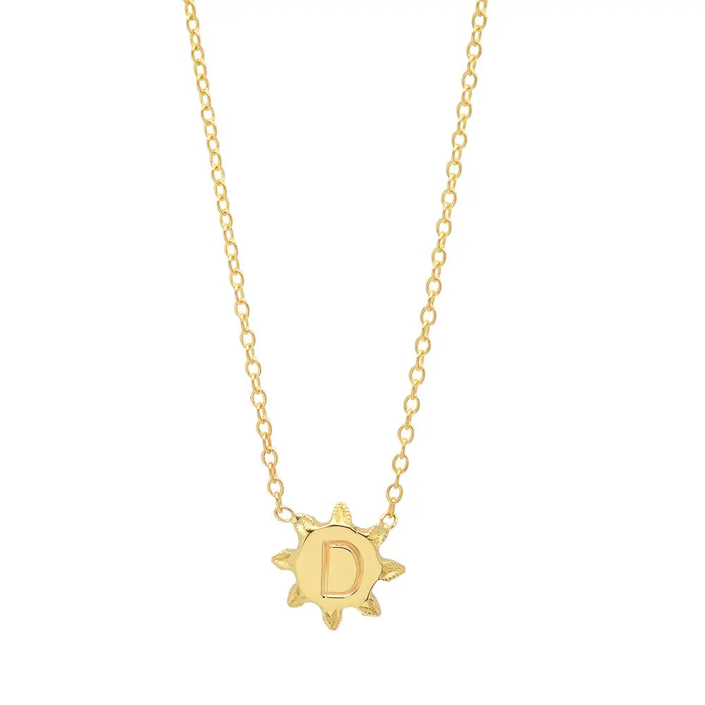 Sunshine Initial Necklace Paul Jewelry Inc